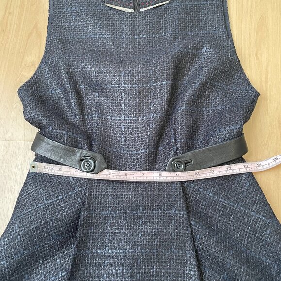 Alice + Olivia Navy Tweed Dress 2 - Picture 7 of 9